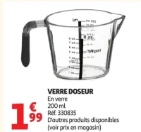 VERRE DOSEUR