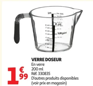 VERRE DOSEUR