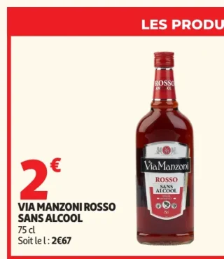 Via Manzoni Rosso Sans Alcool