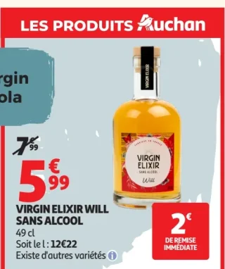 VIRGIN ELIXIR WILL SANS ALCOOL