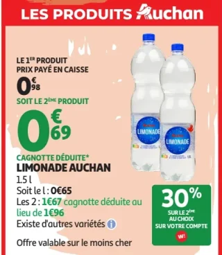 Limonade Auchan