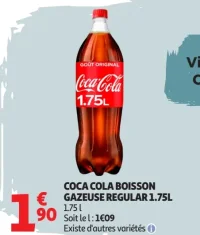COCA COLA BOISSON GAZEUSE REGULAR 1.75L