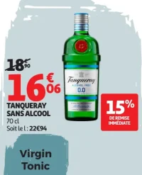 TANQUERAY SANS ALCOOL