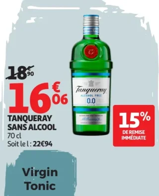 TANQUERAY SANS ALCOOL