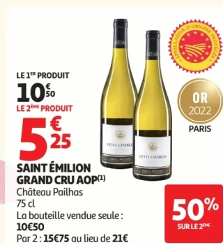 SAINT ÉMILION GRAND CRU AOP Château Pailhas
