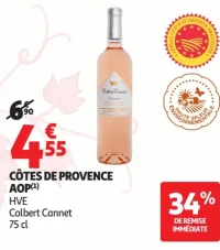 CÔTES DE PROVENCE AOP HVE Colbert Cannet