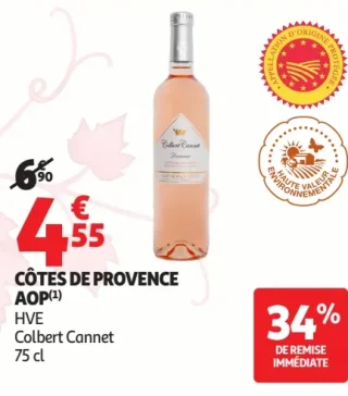 CÔTES DE PROVENCE AOP HVE Colbert Cannet