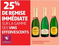 Gamme de vins effervescents Jaillance