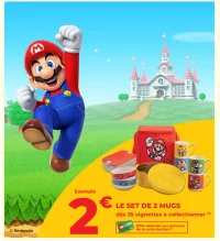 Set de 2 mugs Super Mario