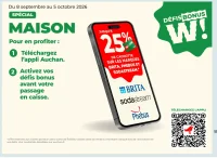Défis Bonus W! Jusqu'à 25% de cagnotte sur les marques Brita, Phebus et Sodastream