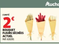 Bouquet fleurs séchées Actuel