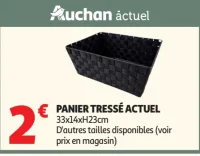Panier tressé Actuel
