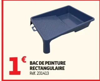 Auchan Bac de peinture rectangulaire