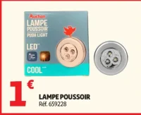 Auchan Lampe poussoir