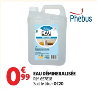 Phébus Eau déminéralisée
