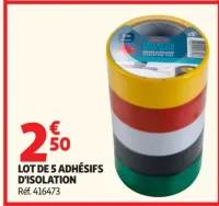 Auchan Lot de 5 adhésifs d'isolation