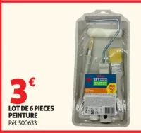 Lot de 6 pièces peinture