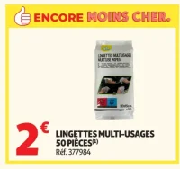 Lingettes multi-usages 50 pièces