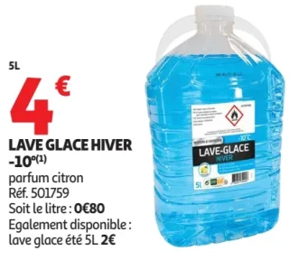 Lave glace hiver parfum citron 5L