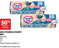 Sacs poubelle Handy Bag Ultra Resistant 50 L