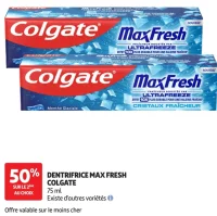 Dentifrice Max Fresh Colgate
