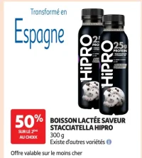 Boisson lactée saveur stacciatella Hipro