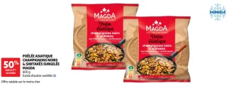 Poêlée Asiatique champignons noirs & shiitakés surgelée Magda