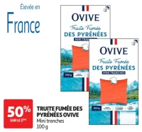 Truite fumée des Pyrénées Ovive Mini tranches