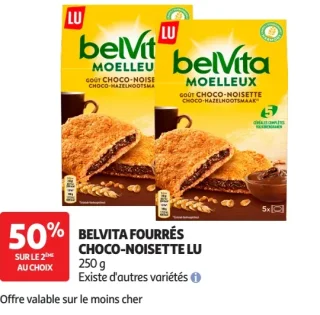 BELVITA FOURRÉS CHOCO-NOISETTE LU