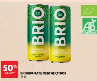 BIO BRIO MATE MENTHE CITRON