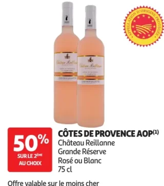 Côtes de Provence AOP Château Reillanne Grande Réserve Rosé ou Blanc