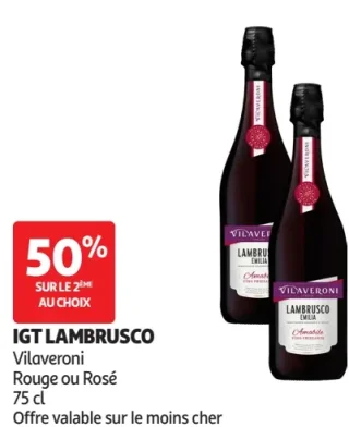 IGT Lambrusco Vilaveroni Rouge ou Rosé