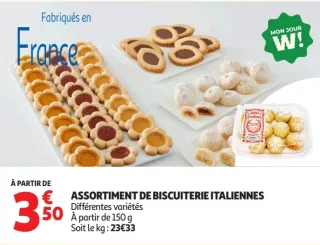 Assortiment de biscuiterie italiennes