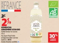 Kombucha gingembre Ucha Bio