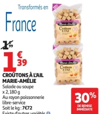Croûtons à l'ail Marie-Amélie