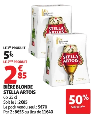 BIÈRE BLONDE STELLA ARTOIS