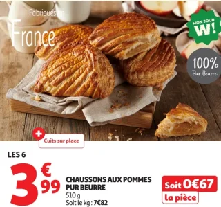 Chaussons aux pommes pur beurre