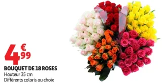 Bouquet de 18 roses