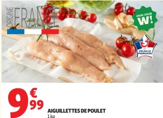 Aiguillettes de poulet
