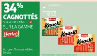 Gamme Herta Knacki (100% Poulet, Original 100% Pur Porc)