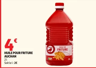 Huile pour friture Auchan