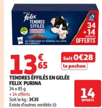 Tendres Effilés en Gelée Felix Purina