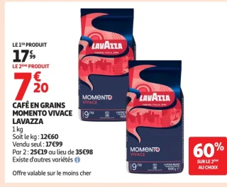 Café en grains Momento Vivace Lavazza