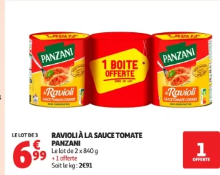 Ravioli à la sauce tomate Panzani