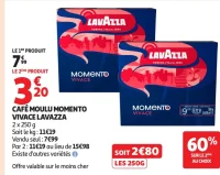 Café moulu Momento Vivace Lavazza