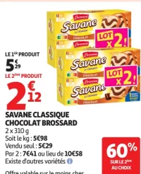 Savane classique chocolat Brossard