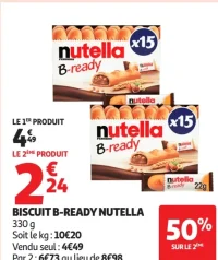 Biscuit B-Ready Nutella
