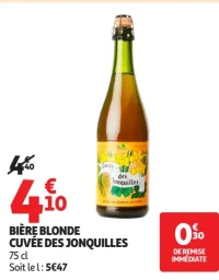 BIÈRE BLONDE CUVÉE DES JONQUILLES