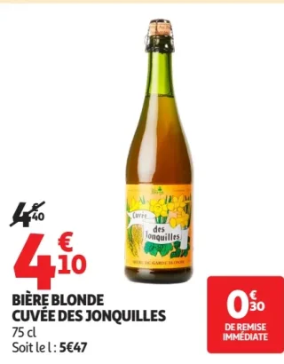 BIÈRE BLONDE CUVÉE DES JONQUILLES