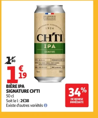 Biere IPA signature ch'ti